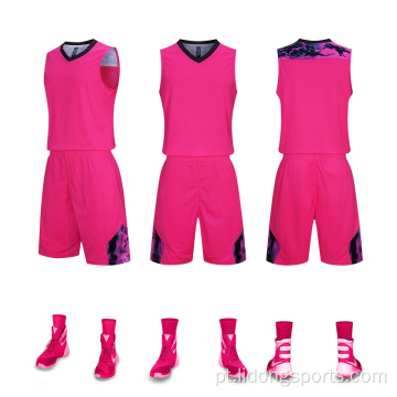 Treinamento esportivo Juventude uniformes de basquete Jersey Set